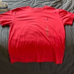 New Polo shirt, coral.